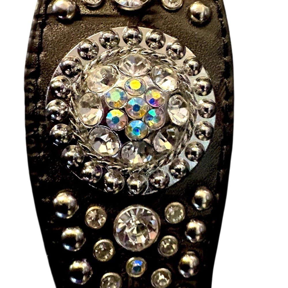 Crystal Studded Belt, 36”